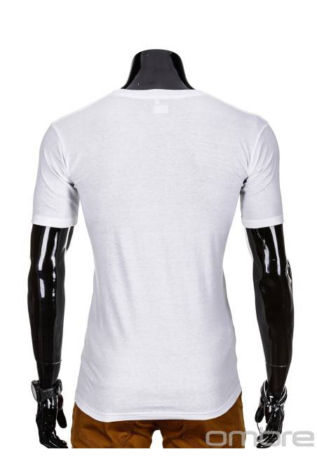 Balti vyriški marškinėliai S620