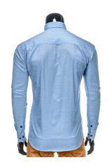 Šviesiai mėlyni vyriški marškiniai K322