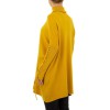 Geltonas laisvo stiliaus megztinis