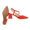 Aukštakulniai moteriški batai raudonos spalvos