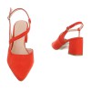 Aukštakulniai moteriški batai raudonos spalvos