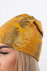 Medaus spalvos moteriška kepurė KES-18583-K141