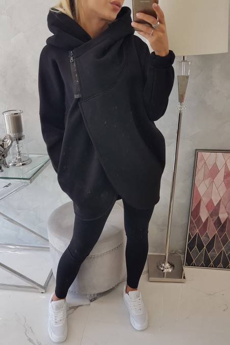 Juodas stilingas džemperis KES-18281-9110