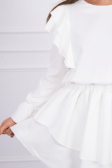 Kremo spalvos elegantiška suknelė KES-16097-66047