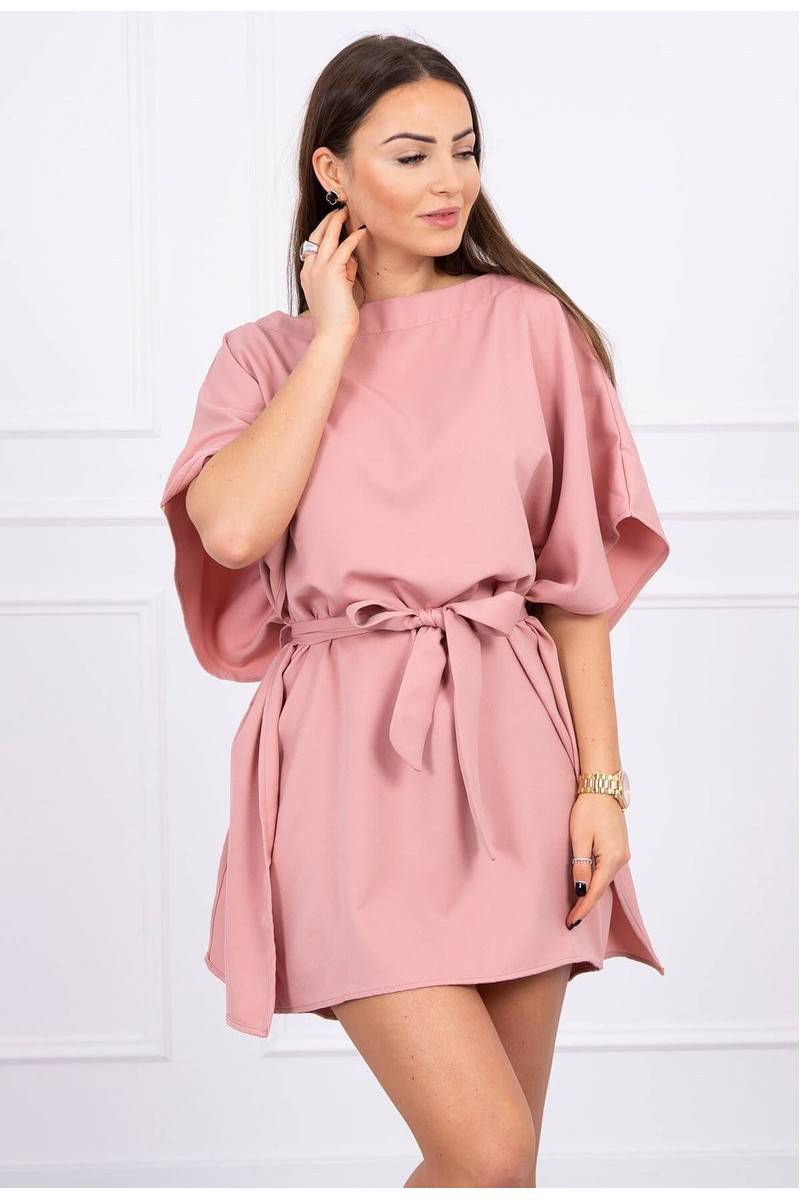 Rožinė elegantiška suknelė KES-16360-9016
