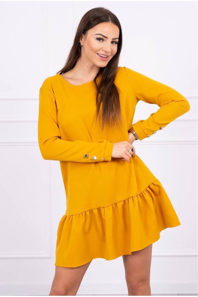 Medaus spalvos suknelė KES-16368-66188