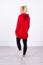 Raudonas moteriškas džemperis
