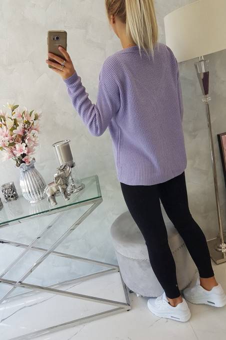 Violetinis megztinis