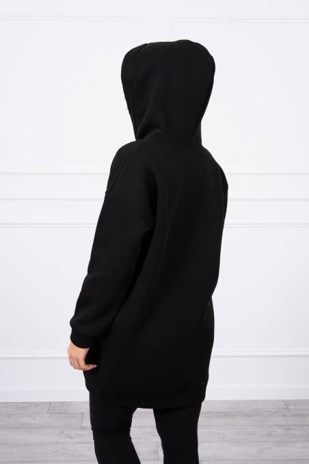 Juodas moteriškas džemperis KES-18471-9147