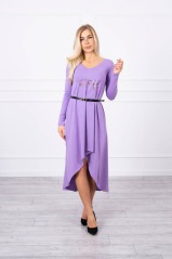 Violetinė stilinga suknelė KES-18738-9160