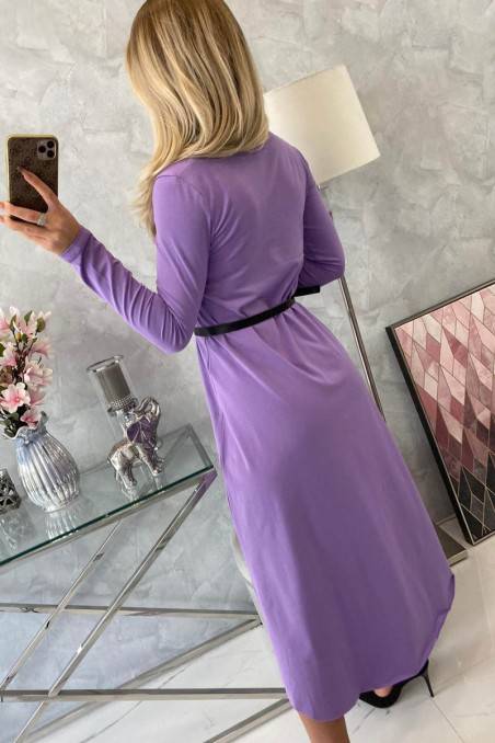 Violetinė stilinga suknelė KES-18738-9160