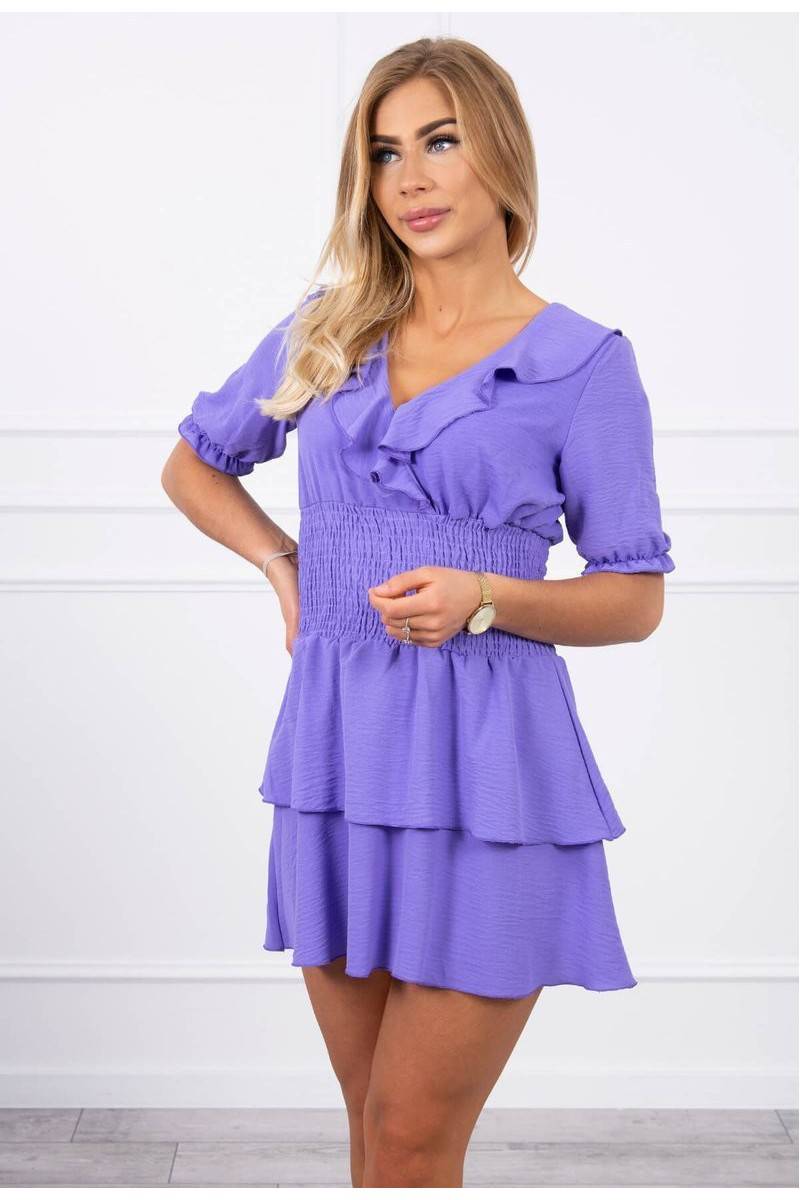 Violetinė elegantiška suknelė KES-20101-68298