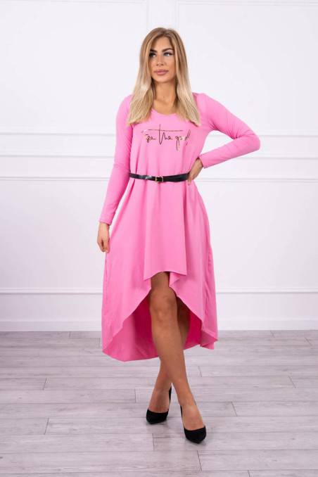 Rožinė stilinga suknelė KES-20167-9160