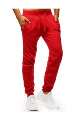 Raudonos vyriškos sportinės kelnės Dstreet DS-ux2711