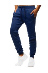 Tamsiai mėlynos vyriškos sportinės kelnės Dstreet DS-ux2709
