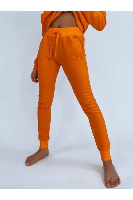 Moteriškos sportinės kelnės FITS oranžinės