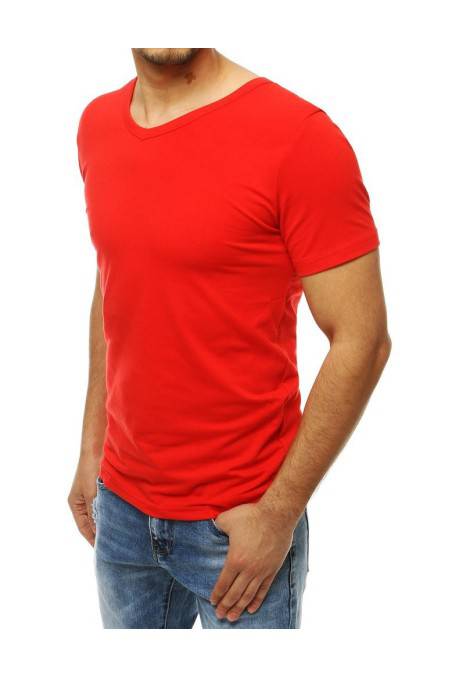 Raudoni vyriški marškinėliai Dstreet DS-rx4116