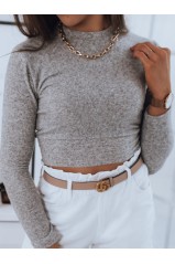 LARA moteriškas megztinis šviesiai pilkas Dstreet 