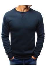 Tamsiai mėlynos spalvos vyriškas megztinis DS-bx4836