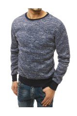 Tamsiai mėlynos spalvos vyriškas megztinis 