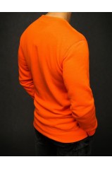 Oranžinis lygus vyriškas megztinis Dstreet 