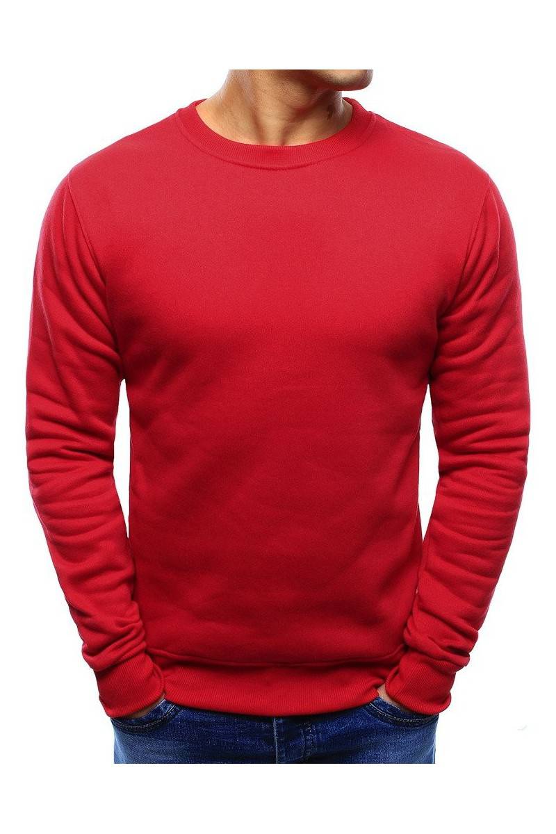 Raudoni vyriški marškiniai Dstreet 