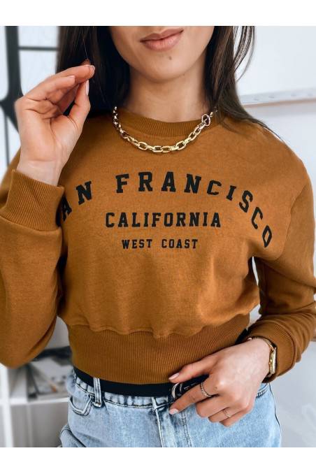 SAN FRANCISCO moteriškas džemperis raudonas Dstreet 