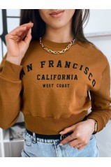 SAN FRANCISCO moteriškas džemperis raudonas Dstreet 