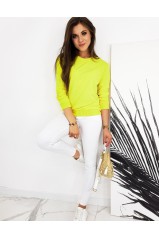 CARDIO moteriškas geltonas džemperis 