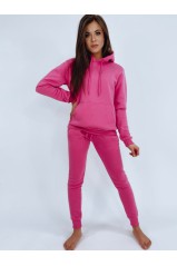 BASIC moteriškas džemperis su rožiniu gobtuvu DS-by0173