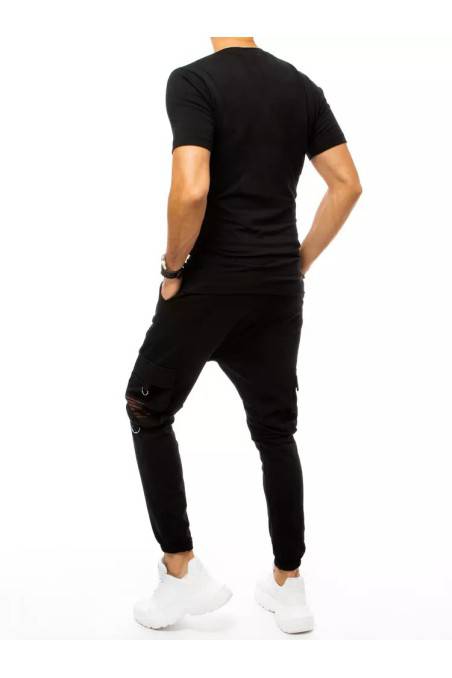 Juodas vyriškas sportinis kostiumas Dstreet DS-ax0366