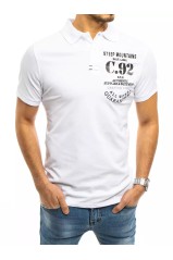 Balti vyriški polo marškinėliai Dstreet DS-px0457