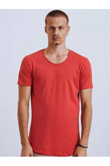 Raudoni vyriški marškinėliai Dstreet DS-rx4612