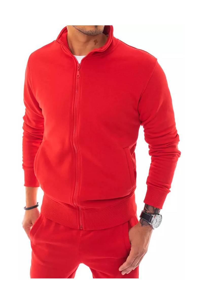 Raudonas vyriškas raudoni džemperis Dstreet 