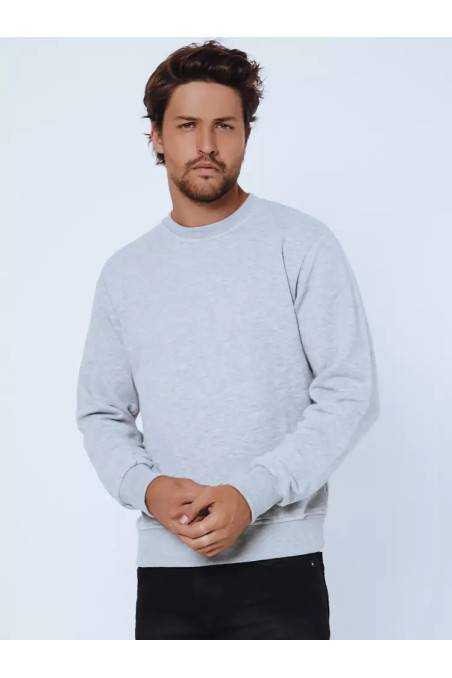 Šviesiai pilkas vyriškas megztinis Dstreet