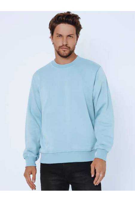 Šviesiai mėlynas vyriškas megztinis Dstreet