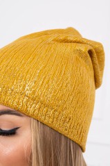 Medaus spalvos moteriška kepurė KES-20418-K196