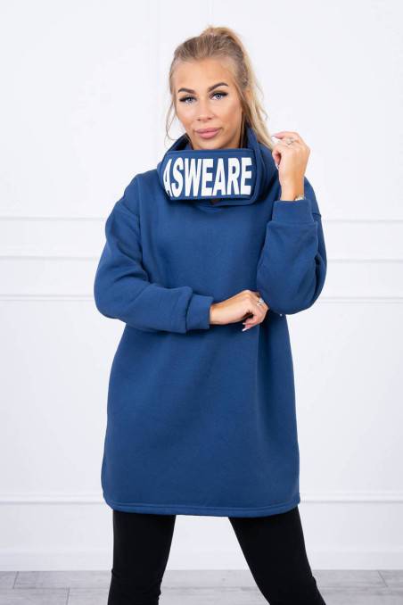 Mėlynas stilingas džemperis KES-20620-9304