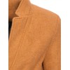 Vyriškas vieneilis paltas, rudos spalvos Dstreet