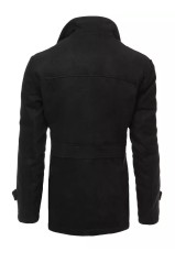 Vyriškas juodas paltas Dstreet DS-cx0431