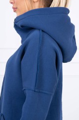 Mėlynas džemperis su kapišonu KES-20754-68652
