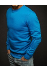 Mėlynas vyriškas megztinis