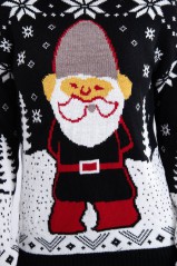 Juodas kalėdinis megztinis KES-21070-2021-23