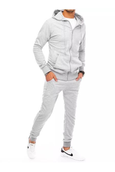 Šviesiai pilkas vyriškas sportinis kostiumas Dstreet DS-ax0537
