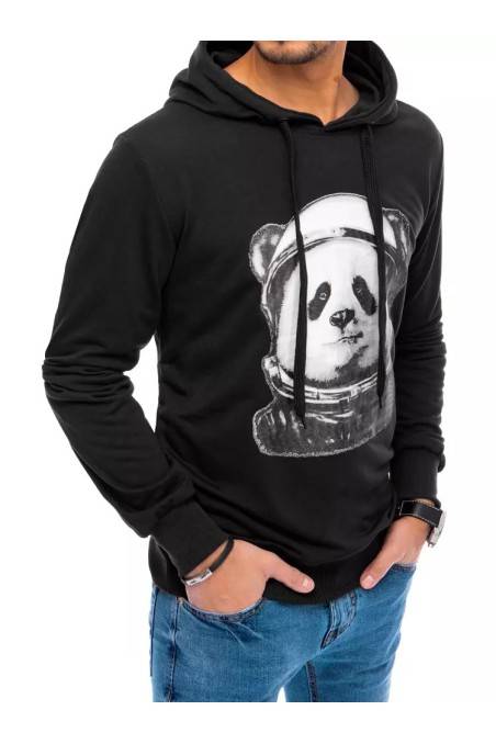 Vyriškas juodas megztinis Dstreet DS-bx5130
