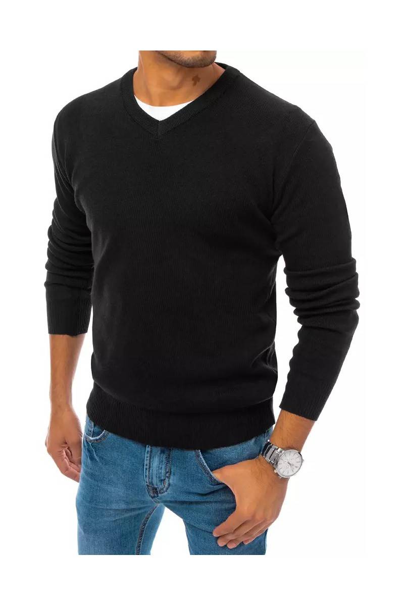 Vyriškas juodas megztinis Dstreet DS-wx1854