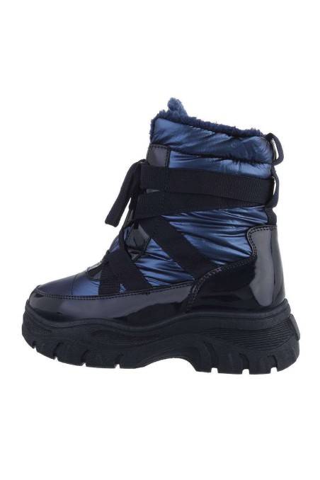 Moteriški žieminiai batai mėlynos spalvos GR-GLT240-3