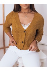Moteriškas megztinis ROXIE rudos spalvos Dstreet