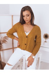 Moteriškas megztinis ROXIE rudos spalvos Dstreet