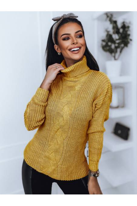 CARISMA moteriškas geltonas megztinis Dstreet